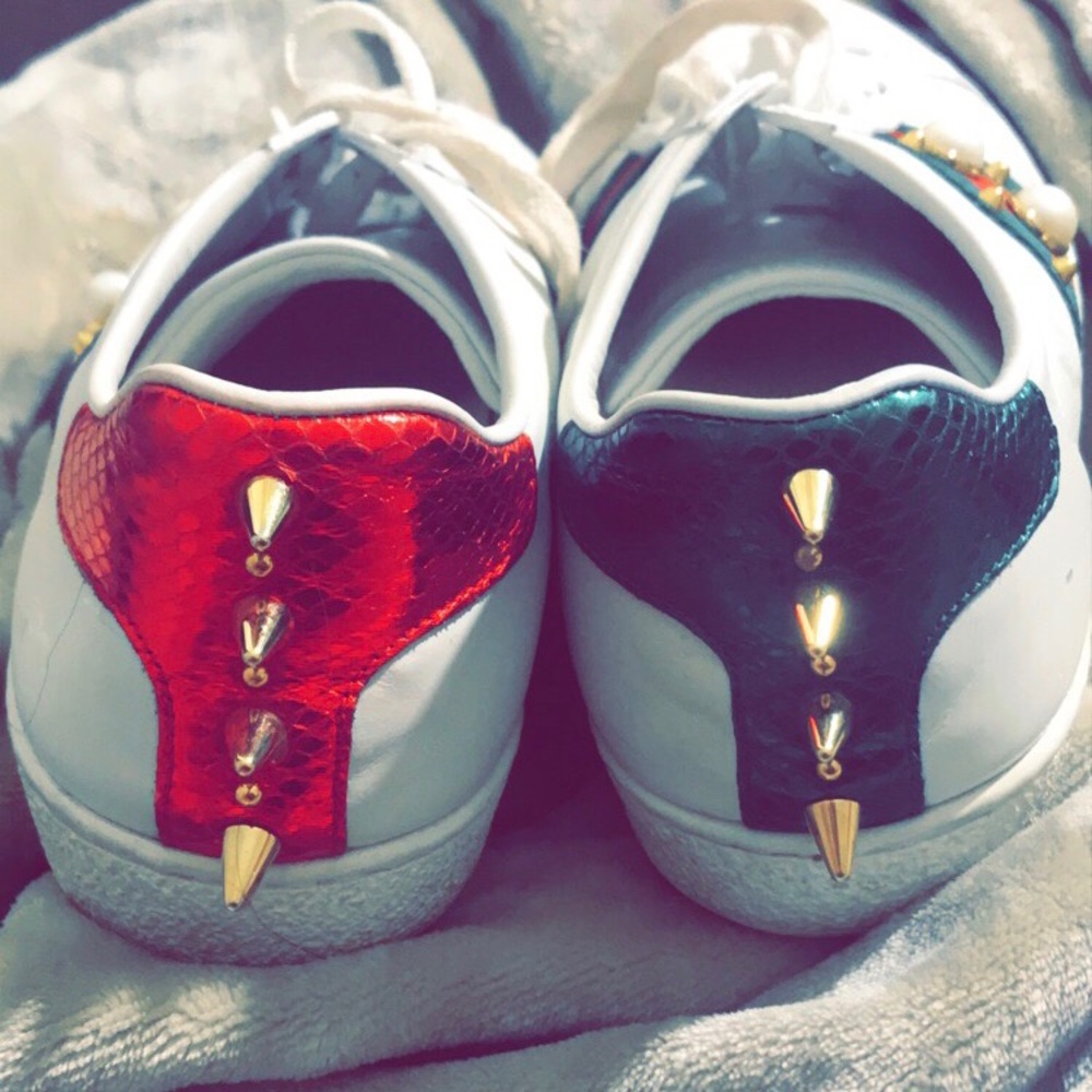 Ace studded leather sneaker